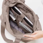 Custom Fashion Lightweight Nylon Quilted Tote Bags for Ladies - Image 4