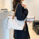 Lady's Large Capacity Cartoon Print Woman's Tote Bags Women's Handbag with Wallet for Summer Shopping - Image 4