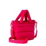 Custom Women's Nylon Shoulder Handbag Quilted Puffy Purse with Adjustable Strap and Zipper Closure Lining Polyester - Image 2