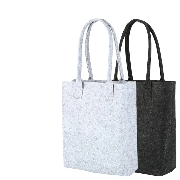 H29dec9c0df1e419fb71c6537f960d5ffU.webp Low Price Eco Friendly Wholesale Fashion High Quality Soft Customized Printed logo Promotion Recycle Women Kids Felt Bag - Image 1