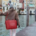 Custom Logo Portable Fashion Elegant Large Capacity Women PU Leather Shopping Shoulder Handbag Tote Bag - Image 6