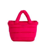 Custom Women's Nylon Shoulder Handbag Quilted Puffy Purse with Adjustable Strap and Zipper Closure Lining Polyester - Image 6