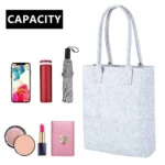 Low Price Eco Friendly Wholesale Fashion High Quality Soft Customized Printed logo Promotion Recycle Women Kids Felt Bag - Image 3