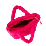 Custom Women's Nylon Shoulder Handbag Quilted Puffy Purse with Adjustable Strap and Zipper Closure Lining Polyester - Image 3