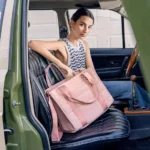 Custom Travel Tote Bag for Women Work Puffer Laptop Crossbody Bags with Zipper Quilted Gym Tote Purse Shoulder Handbags - Image 5